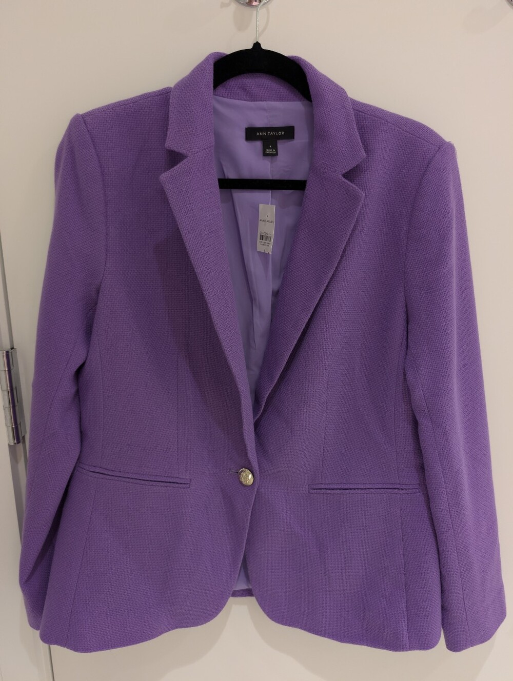 Ann Taylor The Hutton Blazer in Pique